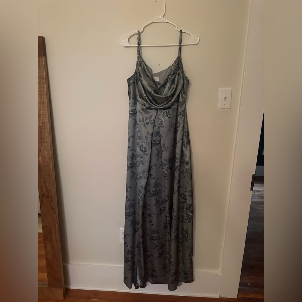 Revelry Sage Floral Maxi Dress (Maternity)